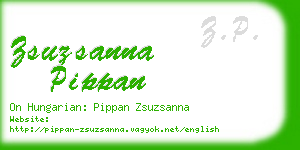 zsuzsanna pippan business card